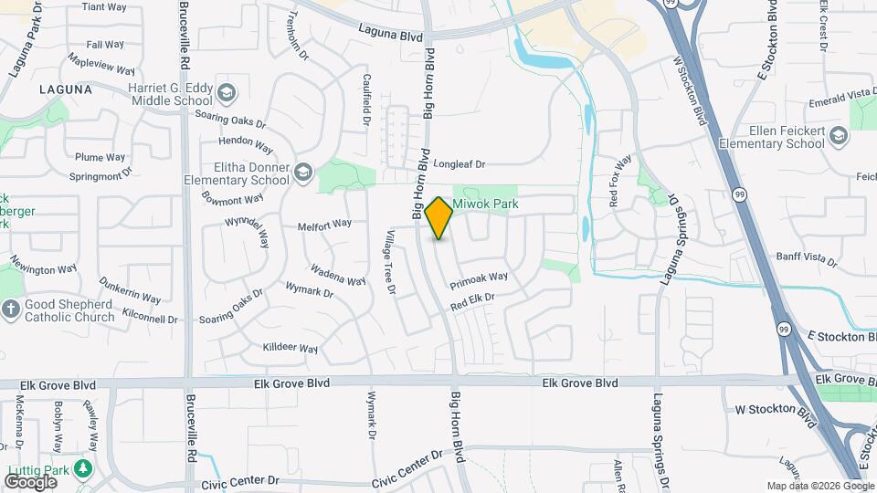 8103 Primoak Way Map and Location Details