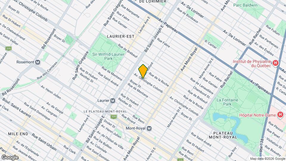 1060 Gilford Rue Map and Location Details