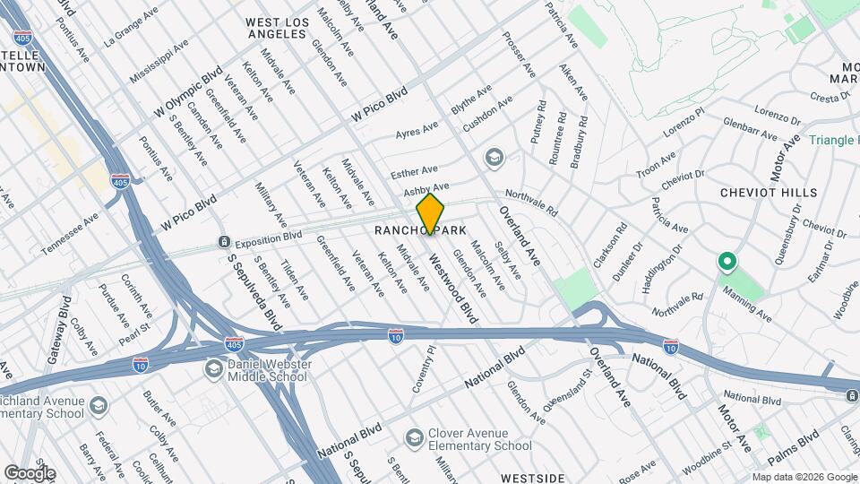 2646 Westwood Blvd Map and Location Details