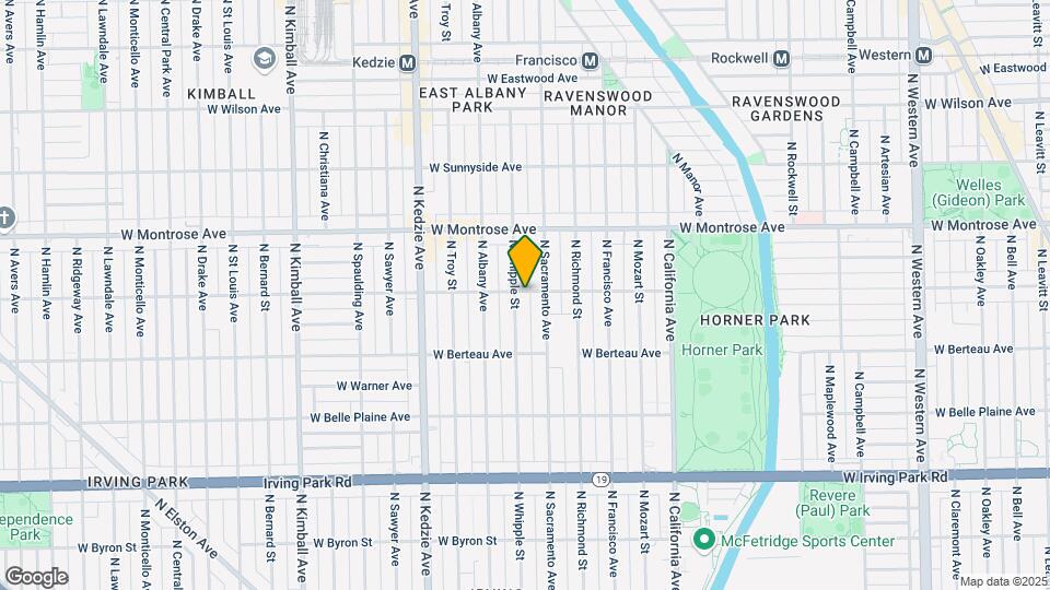 3017-3023 W Cullom Ave Map and Location Details