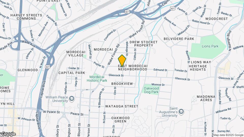 1111 Watauga St Map and Location Details