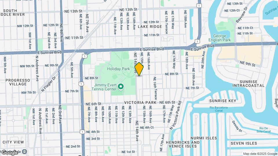 744 NE 14th Ave Mapa y Detalles de la Ubicación