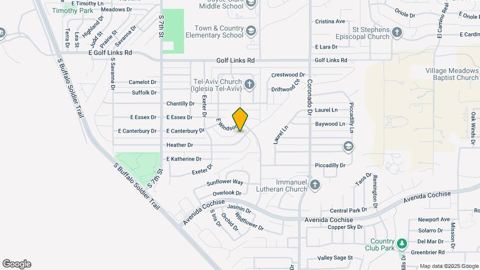 1325 Heather Dr Map and Location Details