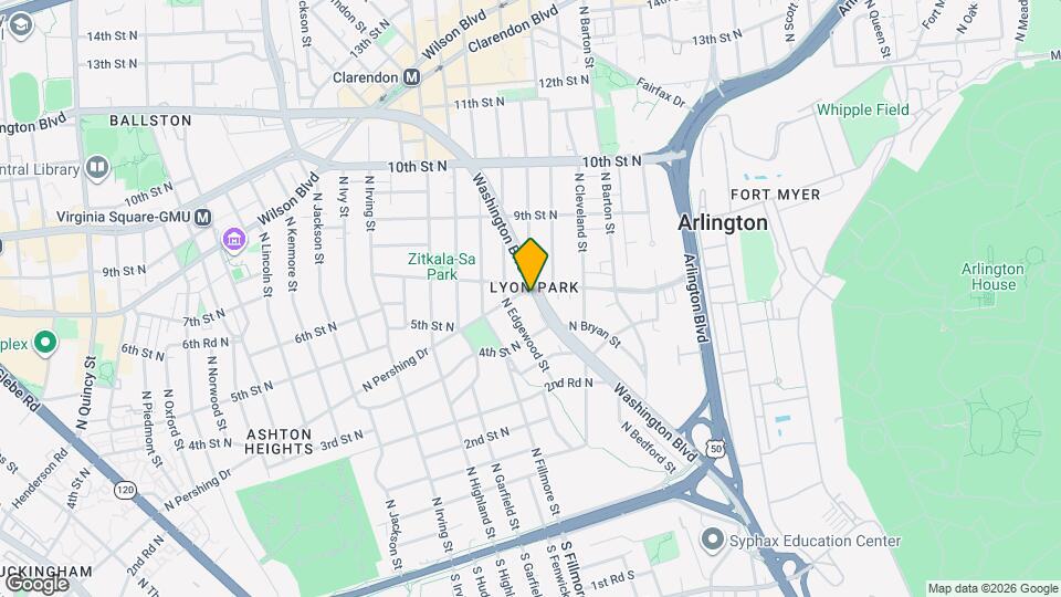 2726 Washington Blvd Map and Location Details