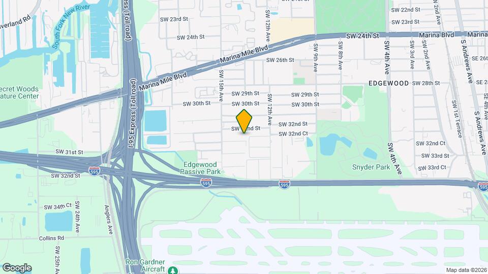 1401 SW 32nd Ct Map and Location Details