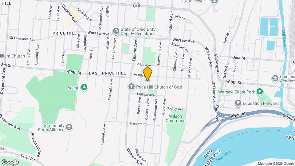 735 Considine Ave Map and Location Details