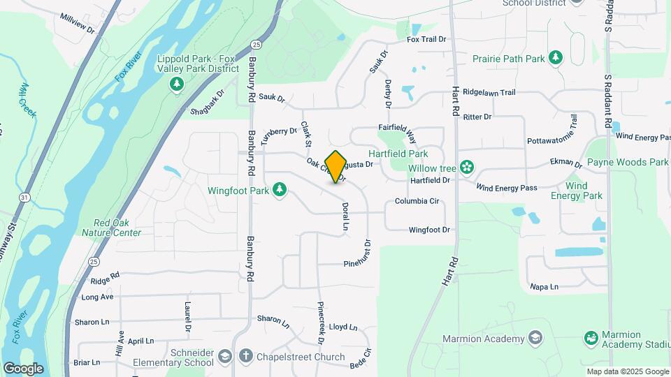 613 Doral Ln Map and Location Details