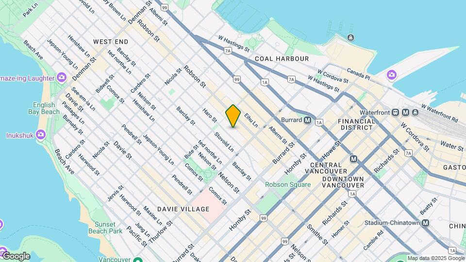 1151 Haro St Map and Location Details