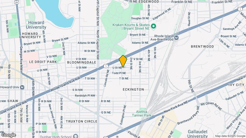 1937 Summit Pl NE, Unit Sweet Studio in Eckington Map and Location Details