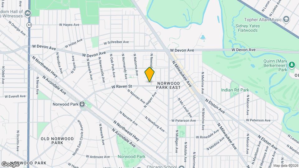 6500 W Raven St Map and Location Details