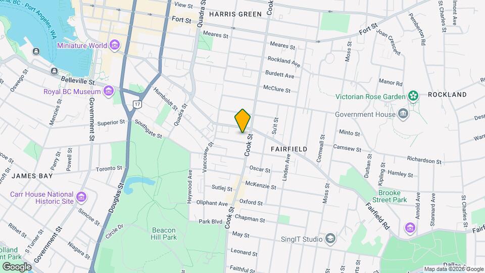 1060 Pakington St Map and Location Details