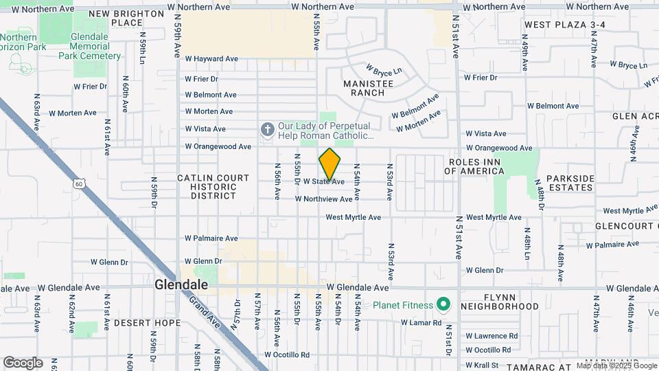 5439 W State Ave Mapa y Detalles de la Ubicación