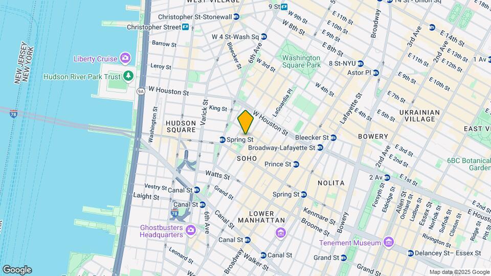 109 Thompson St Map and Location Details