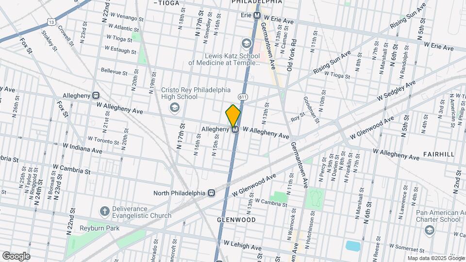 3150 N Broad St Mapa y Detalles de la Ubicación