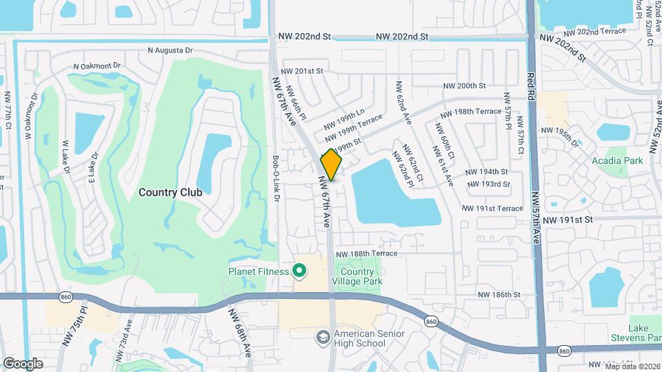 6572 NW 197th Ln, Unit 112 Map and Location Details