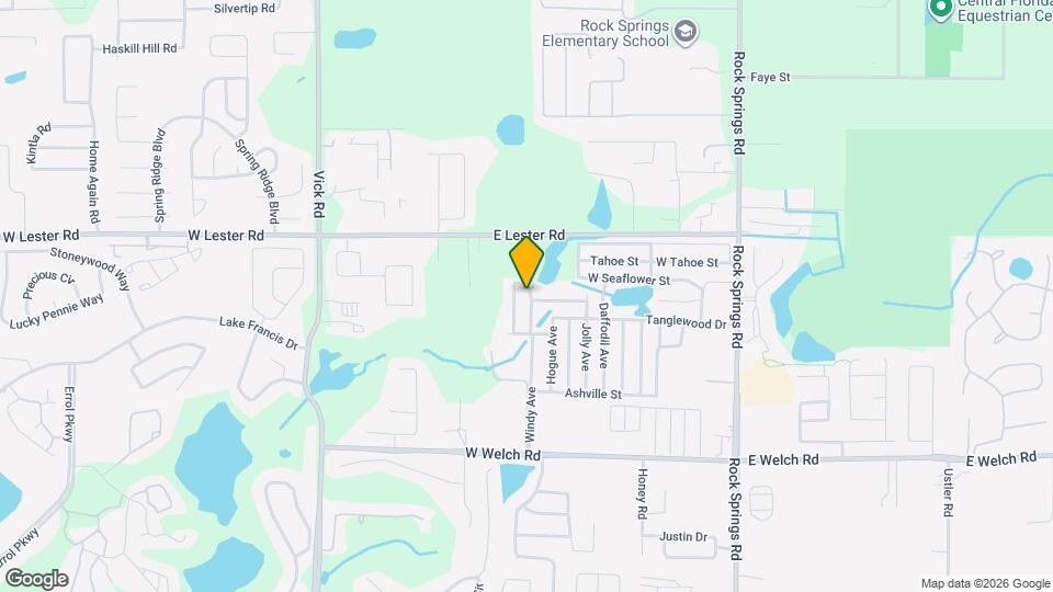 1854 Windy Ave Map and Location Details