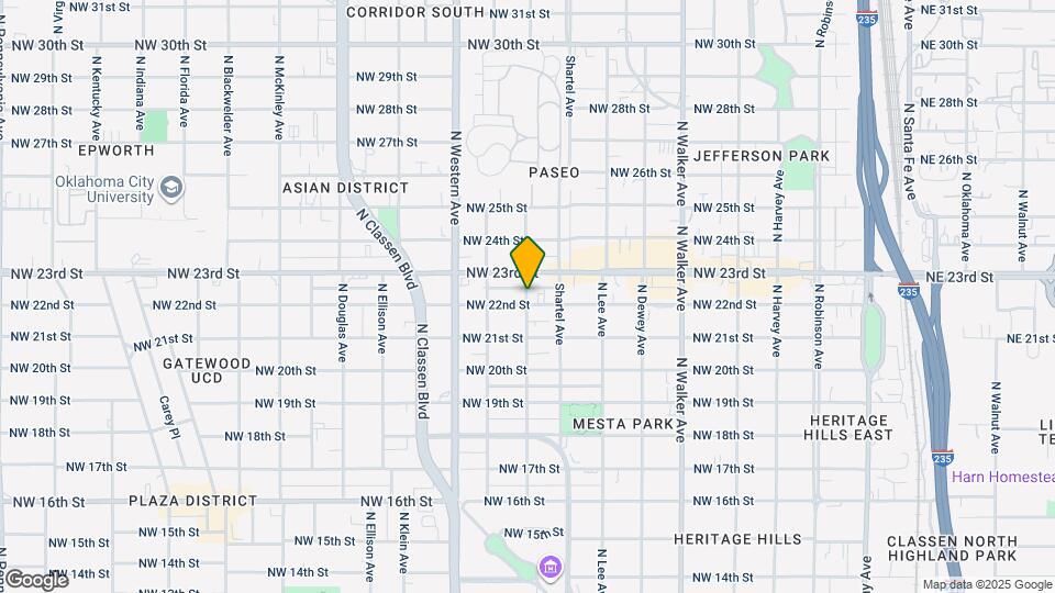 2308 N Francis Ave Map and Location Details