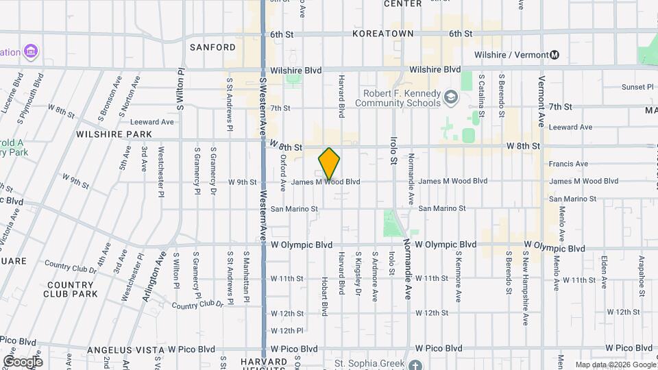 3350 James M Wood Blvd, Unit 8 Map and Location Details