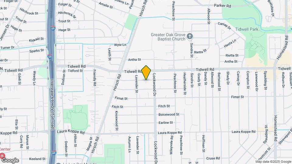 4812 1/2 Ireland St-Unit -A Map and Location Details