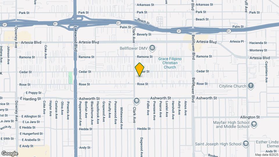 9417 Rose St, Unit 5 Map and Location Details