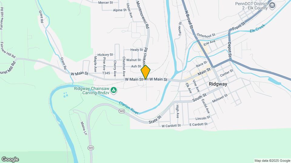 203 W Main St, Unit Apartment 2 Map and Location Details