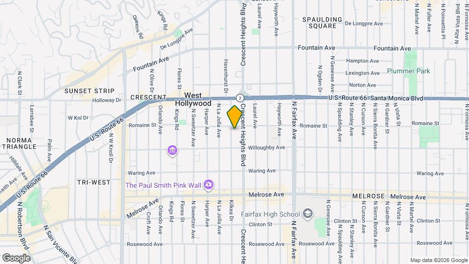 942 Havenhurst Dr Map and Location Details
