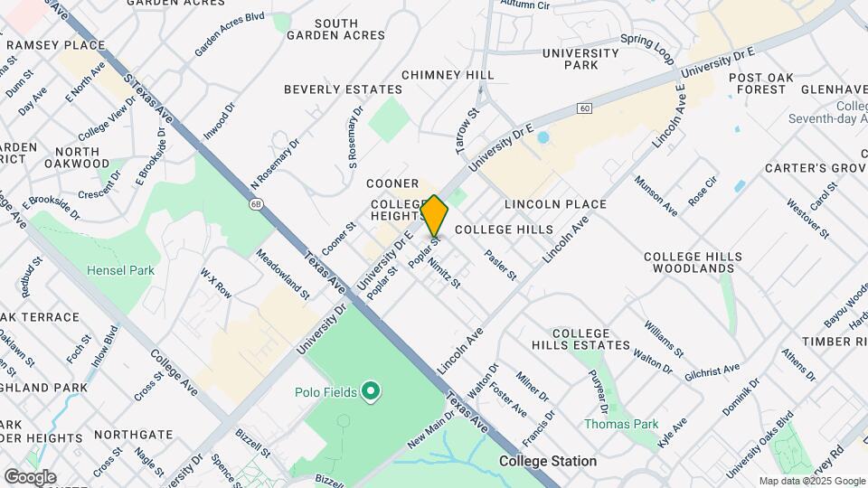 STUNNING 4bed/4bath House Close to Campus!! Map and Location Details