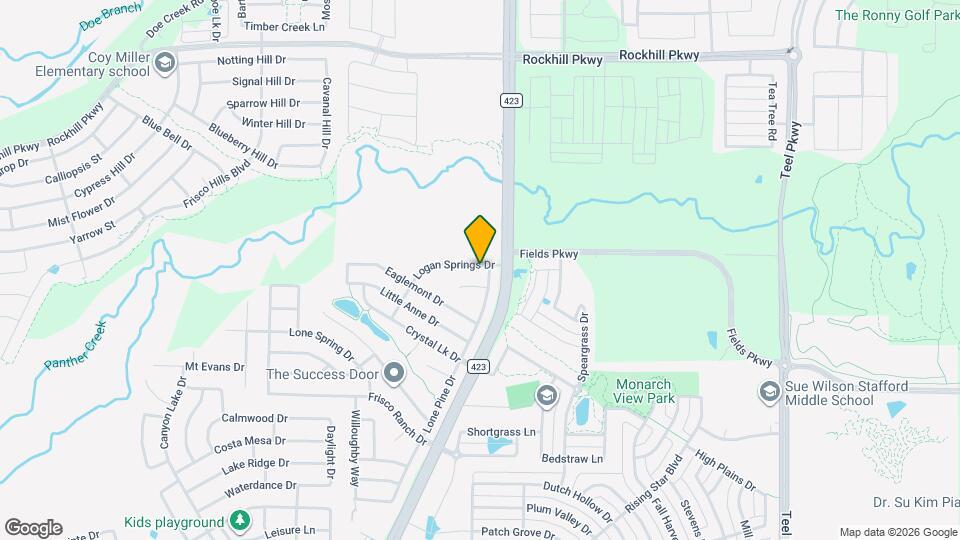 14513 Logan Springs Dr Map and Location Details