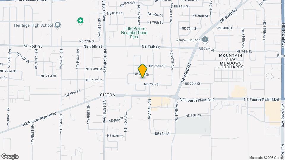 7007 NE 142nd Ct Mapa y Detalles de la Ubicación