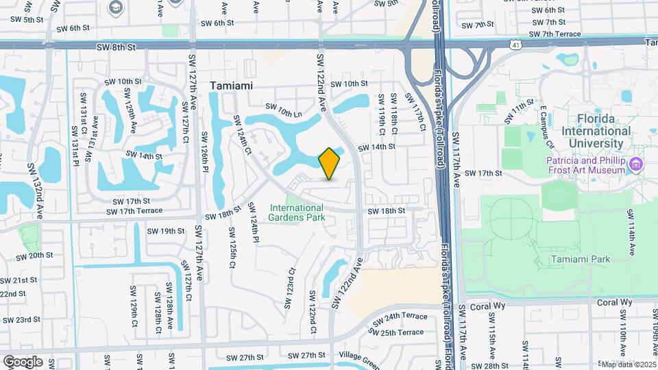12241 SW 16th Terrace Map and Location Details