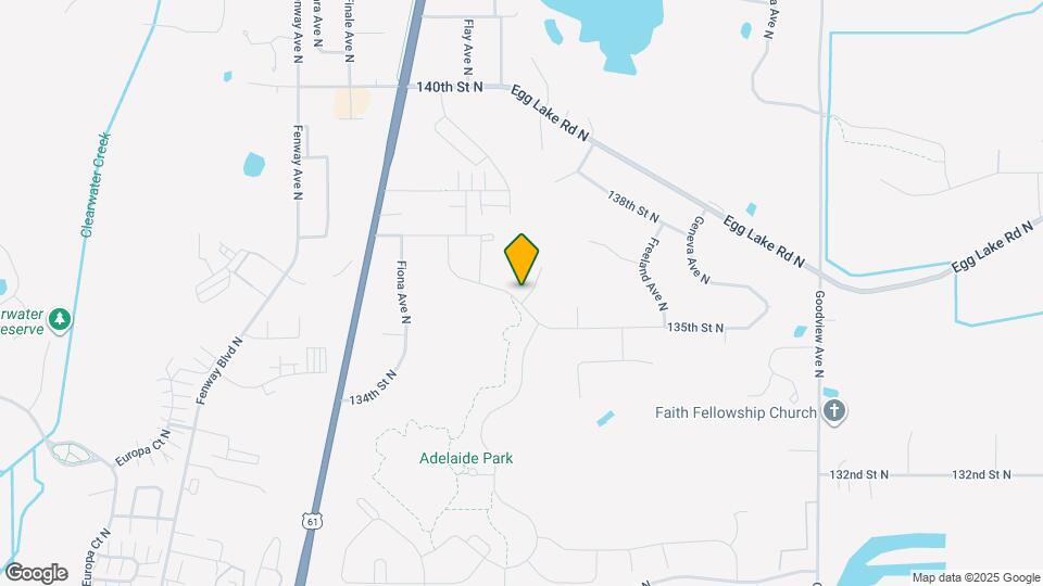 13582 Flint Cir N Map and Location Details