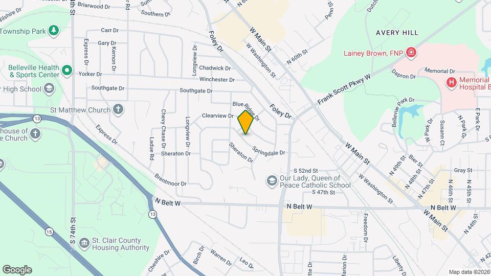 213 Springdale Dr Mapa y Detalles de la Ubicación