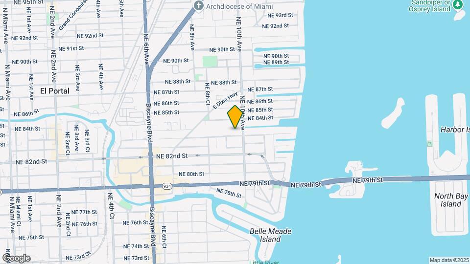 941 NE 83rd St Map and Location Details