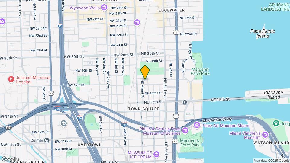 1749 NE Miami Ct, Unit 201 Map and Location Details