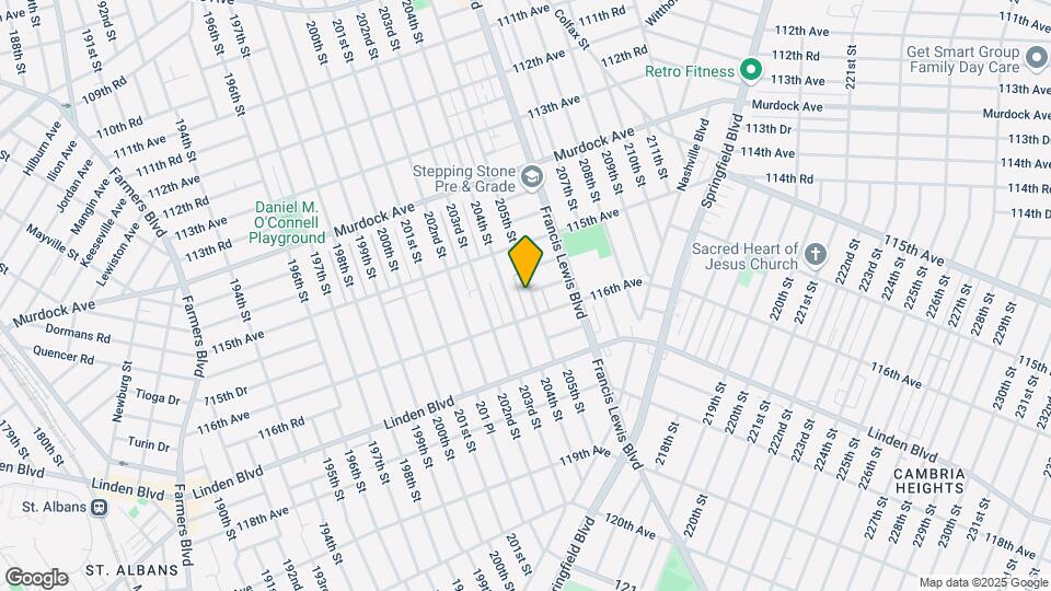 115-52 205th St Map and Location Details