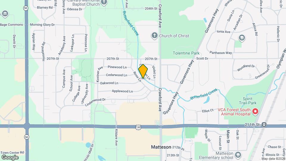 817 Rose Ln Mapa y Detalles de la Ubicación