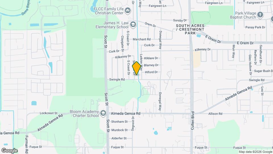 12939 Segrest Dr Map and Location Details