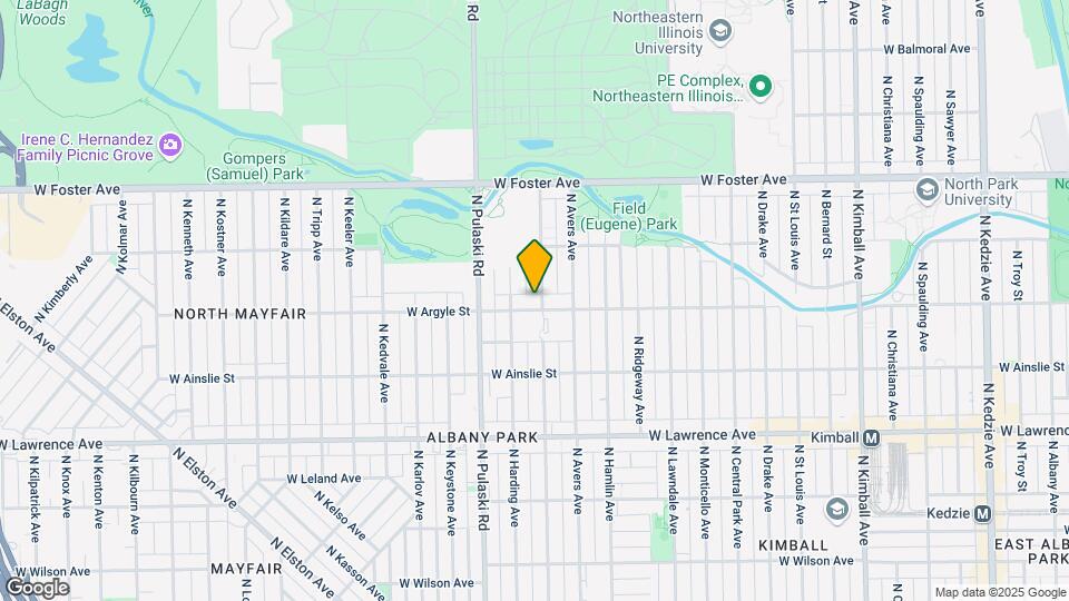 5002-5010 N Springfield Ave Mapa y Detalles de la Ubicación