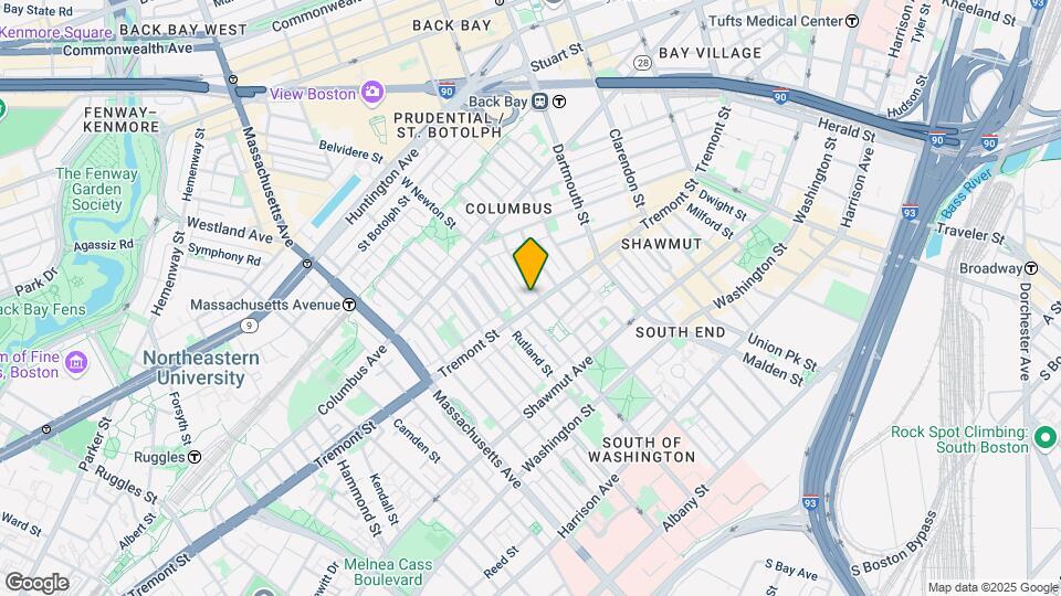 677 Tremont St Map and Location Details