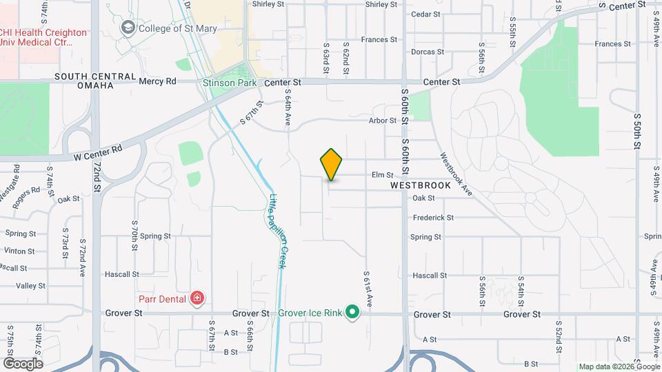 6226 Oak St Map and Location Details