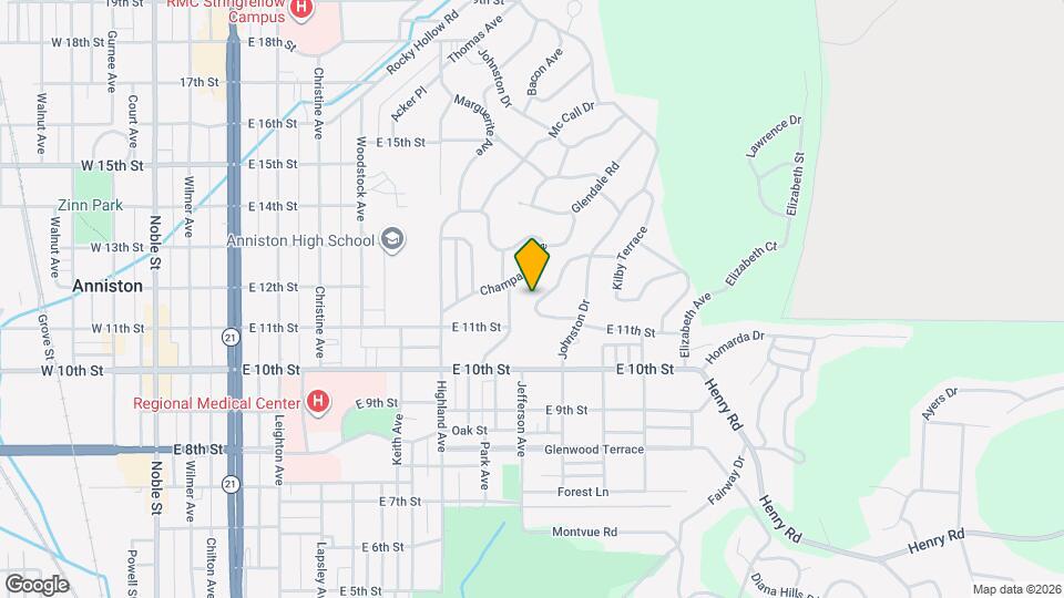 1124 Altamont Rd Map and Location Details