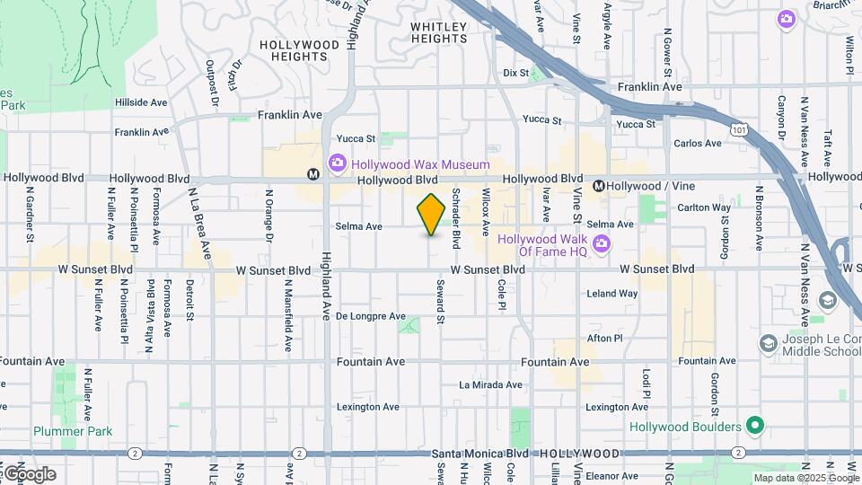 Inspire Hollywood Mapa y Detalles de la Ubicación