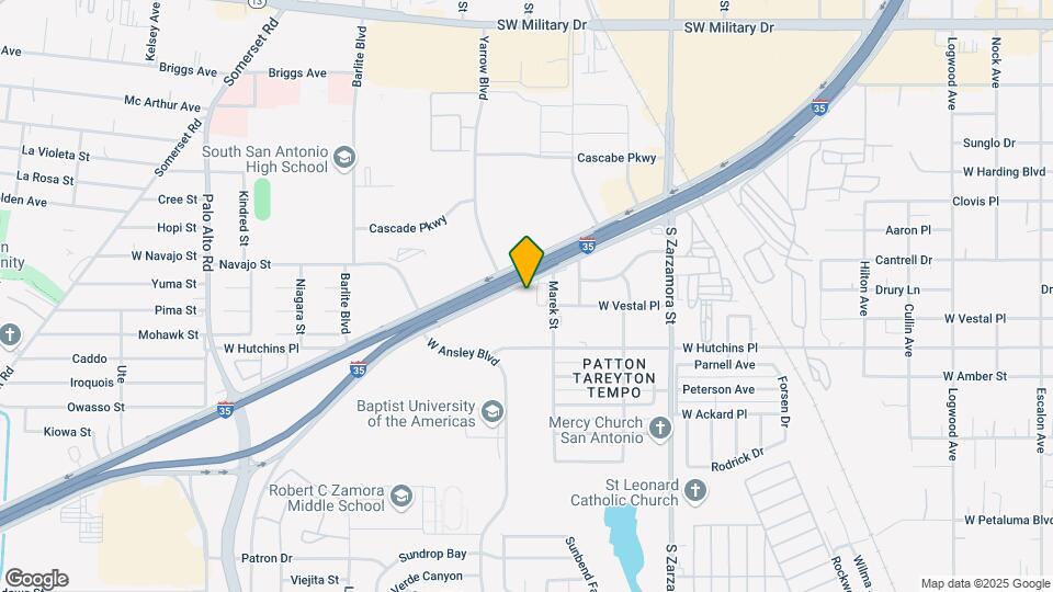 WoodSpring Suites San Antonio South Map and Location Details