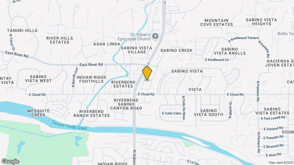 Sabino Vista Apartment Homes Map and Location Details