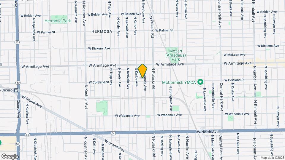 4036-42 W Cortland St Map and Location Details
