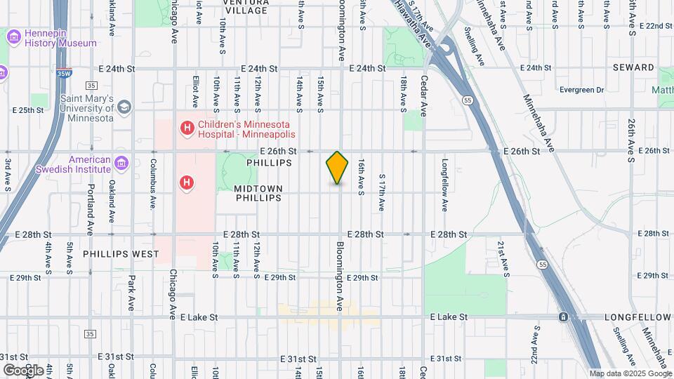2652 Bloomington Ave S Map and Location Details