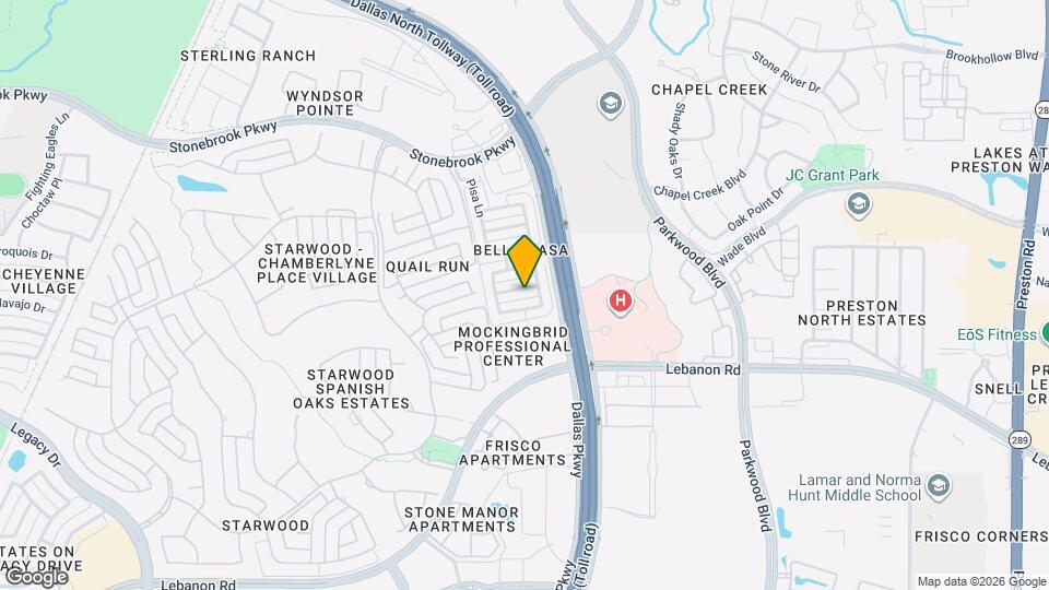 6833 Cortona Ln Map and Location Details