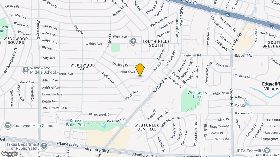 3203 Ashford Ave Map and Location Details