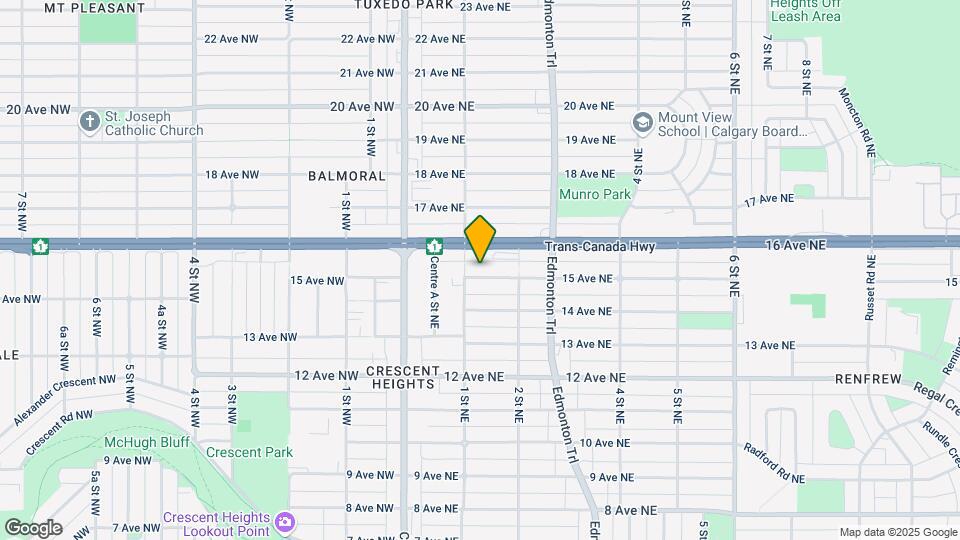 210 15 Av NE Map and Location Details