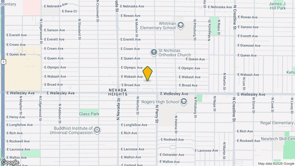 1303 E Broad Ave Map and Location Details